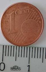 2018-D ALMANYA 1 EURO CENT ORİJİNAL MADENİ PARASI 1HHH1R NADİR