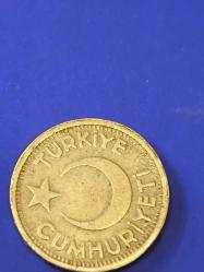 1946 25 Kuruş Top Mermisi orta Kondüsyondadıdır
