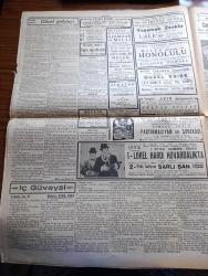 Cumhuriyet Gazetesi - 9 Birincikanun (Aralık) 1939 - İtalya Ve Balkanlar Yazan Yunus Nadi Başmakale - Finlandiya Sahillerinin Ablukasına Başlanıyor - Yabancı Gemilere Fin Limanlarından Derhal Ayrılmaları Tebliğ Edildi - Fin Erkanıharbiyesi İstihbarat Bürosunda Çalışan Kadınlar Fotoğraf - İngiliz Mayın Tarama Gemilerinden Biri Battı - Milli Şef İsmet İnönü'nün Seyahati - Garp Cephesinde Havaya Karşı Gizlenmek Üzere Bulunanlar Bir Fransız Topu Fotoğraf - Ben Casus Değilim Yazan Server Bedi Yazı Dizisi - Orgeneral Kazım Orbay Dün Akşam Ankara'ya Gitti - Berlin Rusya'ya Buzsuz Deniz Tavsiye Ediyor - Maarif Davamız 6 Yazan Peyami Safa - Yugoslavya Takımının Ankara'da Yapacağı Maçlar - Yaşamak Zevktir Filmi Lale Sinemasında - Lorel İle Hardy Hovardalıkta Bugün İpek Sinemasında - İç Güveysi Nakleden Kemal Ragıp Yazı Dizisi - Fenerbahçe Bir Kır Koşusu Tertip Etti -  Hakem Ücretleri - Raşid Rıza Ve Sadi Tek Tiyatrosu - Gelincik Sigarası -  Mazon Meyva Tuzu - Ali Muhiddin Hacı Bekir
