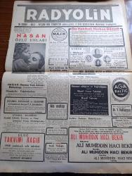 Cumhuriyet Gazetesi - 9 Birincikanun (Aralık) 1939 - İtalya Ve Balkanlar Yazan Yunus Nadi Başmakale - Finlandiya Sahillerinin Ablukasına Başlanıyor - Yabancı Gemilere Fin Limanlarından Derhal Ayrılmaları Tebliğ Edildi - Fin Erkanıharbiyesi İstihbarat Bürosunda Çalışan Kadınlar Fotoğraf - İngiliz Mayın Tarama Gemilerinden Biri Battı - Milli Şef İsmet İnönü'nün Seyahati - Garp Cephesinde Havaya Karşı Gizlenmek Üzere Bulunanlar Bir Fransız Topu Fotoğraf - Ben Casus Değilim Yazan Server Bedi Yazı Dizisi - Orgeneral Kazım Orbay Dün Akşam Ankara'ya Gitti - Berlin Rusya'ya Buzsuz Deniz Tavsiye Ediyor - Maarif Davamız 6 Yazan Peyami Safa - Yugoslavya Takımının Ankara'da Yapacağı Maçlar - Yaşamak Zevktir Filmi Lale Sinemasında - Lorel İle Hardy Hovardalıkta Bugün İpek Sinemasında - İç Güveysi Nakleden Kemal Ragıp Yazı Dizisi - Fenerbahçe Bir Kır Koşusu Tertip Etti -  Hakem Ücretleri - Raşid Rıza Ve Sadi Tek Tiyatrosu - Gelincik Sigarası -  Mazon Meyva Tuzu - Ali Muhiddin Hacı Bekir