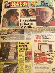 HÜRRİYET GAZETESİ HÜRRİYET KELEBEK GAZETESİ KELEBEK EV GAZETESİ DOĞUM GÜNÜ GAZETESİ - 6 NİSAN 1985 - Bir reklam yıldızının üç yüzü – Didem Paksoy – Dilek Paksoy Sezer’in Londra günlüğü – Sezer Güvenliği – Alev Özloğlu Vurun Kahpeye – Fatma Girik – Halide Edip Adıvar – Memduh Ün – Muhşem Demirağ – Salih Kırmızı – Uğur Süer – Emel Elitaş – Nevin Aypar – Ahmet Evin – Safa Önal Memo – Zihni Alpan – Sami Hazinses – Elhsin Burak – Bülent Buğrul – Yener Çakmak Beyaz Gece – İrfan Tözüm – Yaprak Özdemiroğlu – Cemil Perçin – Hülya – Selçuk Turanlı – Hülya Tığlıalp – Bülent Oran 300 beyin cerrahımız var – Prof. Dr. Nuhan Ayman İntikam Meleği – Sidney Sheldon – Azize Bergin Rumuz Gonca Gül – Oktay Arayıcı – Adile Naşit – Talat Bulut – İsmet Ay – Özcan Özgür – Bülent Bilgiç – Sezen Aksu - İdil Koleksiyon