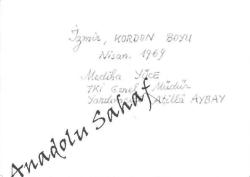 İzmir Kordon Boyu, 1969