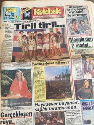 HÜRRİYET GAZETESİ HÜRRİYET KELEBEK GAZETESİ KELEBEK EV GAZETESİ DOĞUM GÜNÜ GAZETESİ - 10 NİSAN 1985 - Tiril tiril… - Maggie’den 2 model… - Gerçekleşen rüya… - Savaşa davet ediyoruz - Hayırsever bayanlar, sağlık taramasında… - Su bu oyun ağrılar… - Boyun omurlarının anatomik yapısı - Omurlardan ağrıyı sinir taşır - Şu boyun ağrıları… - Kraliçenin intikamı - Gerçekleşen rüya… - Dershanede yaz hazırlığı… - Belediye kuruluyor - Maggie’den 2 model - Hayırsever bayanlar sağlık taramasında - İntikam Meleği - Jimnastik yaparken pamuklu… - ALPAGO - Rumuz Goncagül - Adile Naşit - Sezen Aksu - Talat Bulut - İsmet Ay - Özcan Özgür - Bülent Bilgiç - İdil Koleksiyon