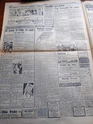 Cumhuriyet Gazetesi - 11 Mart 1956 - Ege Işığı Yazan Nadir Nadi Başmakale - Yunanistan Londra Elçisini Geri Çağırdı - Yunan Şehrinde Kanlı Nümayişler Oldu - Yunanistan'da İngiliz Dükkan Ve Müesseseleri Tecavüze Uğradı -  Firari Mahkum Mehmet Taşkesen Dün Sabah 8.30 da Gazetemize Gelerek Teslim Oldu - Yunanlılar Makarios'un Tevkifini Protesto Etti - Başvekil Adnan Menderes'in Reisliğinde Gizli Bir Toplantı - İngiliz Nazırı Selvyn Lloyd Bugün Geliyor - Çakırcalıyı Biz Öldürdük Anlatan Albay Rüştü Kobaş Yazan Yaşar Kemal Yazı Dizisi - Makarios'a Mektup Yazan Hasan Ali Yücel - Truman Avrupa Seyahatine Çıkıyor - Perihan Altındağ Sözeri Atlas Sinemasında - Firari Aşıklar Cebeci Sinemasında - Haftanın Şakaları Yazan Burhan - Kasımpaşa Dünkü Maçta Vefayı 2 1 Mağlup Etti Fotoğraf - Beşiktaş Beykoz Maçı - Türkiye Hollanda Ordu Maçı Bugün Oynanıyor - Fenerbahçe Sayı Rekoru Yaptı 108 67 - Vasco De Gama Geliyor Fotoğraf - Yugoslav Hakemi Erlih Geldi - Ziraat Bankası