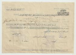 SOCIETE ANONYME OTTOMANE D'ELECTRICITE / OSMANLI ELEKTRİK ŞİRKETİ 1922 SENESİNDEN BİR FATURA...