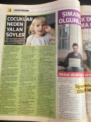 HÜRRİYET GAZETESİ HÜRRİYET KELEBEK GAZETESİ KELEBEK 2 GAZETESİ DOĞUM GÜNÜ GAZETESİ - 27 NİSAN 2017 -Çocuk gelişimi rehberi - İnternet bağımlılığı nedir? - Dikkat eksikliği nasıl fark edilir? - Öğrenme zorluğu ve disleksi nedir? - Epilepsi nasıl tedavi edilir? - Çocuğunuzu kıyaslamanın sakıncaları nelerdir? - Migren ve migreni tetikleyen yiyecekler - Çocuklar neden yalan söyler? - Dikkat eksikliği, hiperaktivite ve öğrenme zorluğunun nedenleri - Şımarıklık değil beynin olgunlaşma bozukluğu - Neurobiofeedback tedavi yöntemi nedir - Tanju Sürmeli