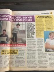 HÜRRİYET GAZETESİ HÜRRİYET KELEBEK GAZETESİ KELEBEK 2 GAZETESİ DOĞUM GÜNÜ GAZETESİ - 27 NİSAN 2017 -Çocuk gelişimi rehberi - İnternet bağımlılığı nedir? - Dikkat eksikliği nasıl fark edilir? - Öğrenme zorluğu ve disleksi nedir? - Epilepsi nasıl tedavi edilir? - Çocuğunuzu kıyaslamanın sakıncaları nelerdir? - Migren ve migreni tetikleyen yiyecekler - Çocuklar neden yalan söyler? - Dikkat eksikliği, hiperaktivite ve öğrenme zorluğunun nedenleri - Şımarıklık değil beynin olgunlaşma bozukluğu - Neurobiofeedback tedavi yöntemi nedir - Tanju Sürmeli