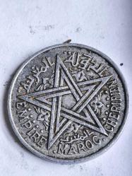 2 Franc 1951 Fas Morocco Orjinal Para