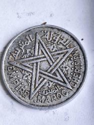 2 Franc 1951 Fas Morocco Orjinal Para
