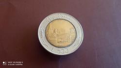 500 Lire  1989 İTALYA