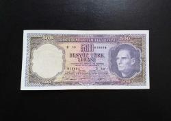 5.EMİSYON 4.TERTİP 500 LİRA ÇİL ALTI KONDİSYONDA