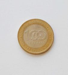 Efemera - Büyük Taaruz 100. Yılı Hatıra Para - 1 Lira 2022 Türkiye - kitantik - kitaLog