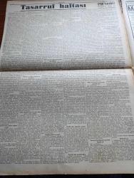 Cumhuriyet Gazetesi - 13  Birincikanun (Aralık) 1939 - Harbin Sebepleri Ve Sulhun Hedefleri Yazan Yunus Nadi Başmakale - Ruslar Finlandiya Bir Buçuk Milyon Asker Sevkediyor - Finler Tarafından Tahkim Edilen Aland Adaları Limanlarından Bir Görünüş - Başvekilimiz Refik Saydam Dün Mühim Bir Nutukla Tasarruf Haftasını Açtı - Sovyet Rusya Sulh Teklifine Red Cevabı Verdi - Denizlerde Muharebe - Harp Cephesinde Almanların Yaptığı Taarruz Püskürtüldü - Ben Casus Değilim Yazan Server Bedi Yazı Dizisi - Yılbaşı Piyangosuna Ait Biletler Satışa Çıktı - Meşhur Sinema Artisti Douglas Fairbanks Kalp Sektesinden Öldü - Yugoslavyada Komünistlere Karşı Mücadele - Küçük Hikaye Poker Yazan Peride - Beyaz Gül Filmin Çemberlitaş Sinemasında - Racanın Aşkı - Yugoslavya Takımı Bugün Pera İle Karşılaşıyor - Balkan Güreş Şampiyonası İstanbul'da Yapılacak - Piyango Kraliçesi Nimet Abla - İzmirli Meliha Bu Akşam Taksim Kristalde