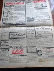 Cumhuriyet Gazetesi - 13  Birincikanun (Aralık) 1939 - Harbin Sebepleri Ve Sulhun Hedefleri Yazan Yunus Nadi Başmakale - Ruslar Finlandiya Bir Buçuk Milyon Asker Sevkediyor - Finler Tarafından Tahkim Edilen Aland Adaları Limanlarından Bir Görünüş - Başvekilimiz Refik Saydam Dün Mühim Bir Nutukla Tasarruf Haftasını Açtı - Sovyet Rusya Sulh Teklifine Red Cevabı Verdi - Denizlerde Muharebe - Harp Cephesinde Almanların Yaptığı Taarruz Püskürtüldü - Ben Casus Değilim Yazan Server Bedi Yazı Dizisi - Yılbaşı Piyangosuna Ait Biletler Satışa Çıktı - Meşhur Sinema Artisti Douglas Fairbanks Kalp Sektesinden Öldü - Yugoslavyada Komünistlere Karşı Mücadele - Küçük Hikaye Poker Yazan Peride - Beyaz Gül Filmin Çemberlitaş Sinemasında - Racanın Aşkı - Yugoslavya Takımı Bugün Pera İle Karşılaşıyor - Balkan Güreş Şampiyonası İstanbul'da Yapılacak - Piyango Kraliçesi Nimet Abla - İzmirli Meliha Bu Akşam Taksim Kristalde