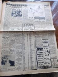 Cumhuriyet Gazetesi - 1 Kasım 1957 - Büyük Millet Meclisi Bugün Açılıyor -  Kastamonu'da Müessif Hadiseler Cereyan Etti - İki CHP'li Vatandaş Tabanca Kurşunu İle Yaralandı - Demokrat Parti Grubu Dün Adaylarını Seçti - Cumhurbaşkanlığına Celal Bayar Meclis Reisliğine De Refik Koraltan Manşet Gösterildi - Devlet Bakanı Emin Kalafatın Dünkü Basın Konferansı Fotoğraf - İsmet İnönü Radyoyu İtham Etti - Osman Bölükbaşının Tahliye Talebi Dün Reddedildi - Ankara Belediye Başkanı Orhan Eren'e İşten El Çektirildi - Kıbrıs'ta Tedhişçiler Bir Rumu Yaraladı - Yorulan Mankenler Fotoğrafı - 20 Liraya Bir Yahudi Nakleden M. Kenan Kan Yazı Dizisi - Suriye Birleşmiş Milletlerde Yeni Güçlükler Çıkarıyor - NATO Toplantısı Yazan Ömer Sami Coşar - İşin Temeli Sakat Yazan Burhan Felek - Film Yıldızı Gülderen Ece Puro Tuvalet Sabunu Kullanıyor - İngiliz Hükümeti Hidrojen Bombasıyla Harbin Ne Demek Olduğunu Açıkladı - İstanbul Belediyesi Şehir Tiyatroları Dram Kısmında Kahvehane Piyesi - Tekseçici Eşfak Aykaç