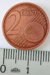 2003-F ALMANYA 2 EURO CENT ORİJİNAL MADENİ PARASI 1ÖÖÖ1A NADİR