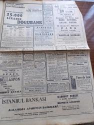 Cumhuriyet Gazetesi - 9 Kasım 1954 - Nasıl Yapsak Yazan Nadir Nadi Başmakale - Ankara'da Yapılacak Askeri Görüşmeler - Amerika Genelkurmay Başkanı Ve Bahriye Nazırı İle Amiral Mountbatten Geliyorlar - Malenkov'un Amerikan Milletine Bir Mesajı - Demokrat Parti Muhtar Seçimini Yüzde 80 Ekseriyetle Kazandı - Rus Avcıları Bir Amerikan Uçağını Düşürdüler - Kanadadan 59 Jet Uçağı Alacağız - 26 Harp Gemisi 100 Bin Dolara Satılıyor - Yarın Büyük Atatürk'ü Kaybettiğimiz Karagün - İstanbul'da 16992 Motorlu Vasıta Var - Şehir Meseleleri Yazan Burhan Felek Köşe Yazısı - Reşid Paşa'nın Heykelinin Dikilmesi İçin Bir Takrir - Artist Silvano Mangano Geliyor - Türkiye Mısır Milli Maçı - 57 Kilo Serbest Güreş Şampiyonu Mustafa Dağıstanlı Askerliğini Bitirdi - Şehir Tiyatrosu Dram Kısmında Beyaz Güvercin - Şen Ses Tiyatrosunda Fındık Kurdu Opereti - Korsanlar Adası Filmi Lale Ve Elhamra Sinemasında - Zoraki Diplomat Yazan Yakup Kadri Karaosmanoğlu Yazı Dizisi - Meşhur Aktör Marlon Brando'nun Sevdiği Kız