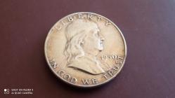 USA ½ DOLLAR  1950.  B. FRANKLİN