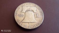 USA ½ DOLLAR  1950.  B. FRANKLİN