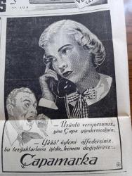 Cumhuriyet Gazetesi - 19 Ekim 1948 - Netice Yazan Nadir Nadi Başmakale - 13 İlde Yapılan Seçimi CHP Adayları Kazandılar - Aydın'da Yapılan Seçimden İki İntiba Fotoğrafı - Güvenlik Konseyi Fevkalade Bir Toplantıya Çağrıldı - Sabah Filistin Öğleden Sonra Berlin Meseleleri Görüşülecek - Truman'a Göre Barış Yolu - Cumhurbaşkanı İsmet İnönü Dün Bursa'dan Döndü Fotoğraf - Amerika Dışişleri Bakanı Marshall Roma'da - Milletvekili Muammer Alakant Halk Partisinden Çekildi - Avrupa'ya Yardım Programı - Patrik Maksimos Dün İstifanamesini Verdi - İsviçre Mektupları Yazan Doktor Kemal Saraçoğlu - Dar Yol Yazan Peride Celal Yazı Dizisi - Hakikatle Karşı Karşıya Yazan Burhan Felek Köşe Yazısı - Dünya Güreş Şampiyonu Yaşar Doğu Vezirköprüde - Esir Kız Sümer Sinemasında - Reşat Nuri Güntekinin Yazdığı Bir Dağ Masalı Turgut Demirağ Tarafından Sinemaya Nakledilmiştir - Philips Radyo - Bugünkü Radyo Programı - Bulmaca - İstanbul Belediyesi Şehir Tiyatroları Dram Kısmında Antonius ve Kleopatra
