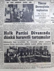 Cumhuriyet Gazetesi - 21 Ekim 1948 - Tersine Devrim Yazan Nadir Nadi Başmakale - Dedikodulara Yol Açan Bir Seçim Tamimi - Güvenlik Konseyi Berlin Hakkında Dün de Karar Veremedi - İngiliz Delegesi Cadogan Vichinsky İle El Sıkışıyor - Ramanda 30 Milyon Hak Petrol Rezervi Bulunduğu Tespit Edildi - İsmet İnönü Dün Akşam Ankara'ya Döndü - Utrech'de Toplanan Konferansa İştirak Eden Profesör Besim Farkların Beyanatı Fotoğraf - Halk Partisi Divanında Dünkü Hararetli Tartışmalar - Sanatkar Bedia Ştatzerin Geçirdiği Rahatsızlık - Fenni Gözlükçü Ziya Aksu - Doğruluğu İspat Yazan Burhan Felek - Filistin'e Gidecek Yahudilerin Sayısı Gittikçe Artıyor - Filistin'de Ateşkes Emrini Yahudiler Kabul Etti - Yerli Film Beyaz Zambak Başrolde Suzan Yakar Rutkay ve Niyazi Boratop - Viyolonsel Üstadı Cassado Sarayda - Hamiyet Yüceses ve Ercüment Batanay Lale Saz Salonunda - Bugünkü Radyo Programı - Dunlop Çizme