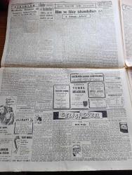 Cumhuriyet Gazetesi - 21 Ekim 1948 - Tersine Devrim Yazan Nadir Nadi Başmakale - Dedikodulara Yol Açan Bir Seçim Tamimi - Güvenlik Konseyi Berlin Hakkında Dün de Karar Veremedi - İngiliz Delegesi Cadogan Vichinsky İle El Sıkışıyor - Ramanda 30 Milyon Hak Petrol Rezervi Bulunduğu Tespit Edildi - İsmet İnönü Dün Akşam Ankara'ya Döndü - Utrech'de Toplanan Konferansa İştirak Eden Profesör Besim Farkların Beyanatı Fotoğraf - Halk Partisi Divanında Dünkü Hararetli Tartışmalar - Sanatkar Bedia Ştatzerin Geçirdiği Rahatsızlık - Fenni Gözlükçü Ziya Aksu - Doğruluğu İspat Yazan Burhan Felek - Filistin'e Gidecek Yahudilerin Sayısı Gittikçe Artıyor - Filistin'de Ateşkes Emrini Yahudiler Kabul Etti - Yerli Film Beyaz Zambak Başrolde Suzan Yakar Rutkay ve Niyazi Boratop - Viyolonsel Üstadı Cassado Sarayda - Hamiyet Yüceses ve Ercüment Batanay Lale Saz Salonunda - Bugünkü Radyo Programı - Dunlop Çizme