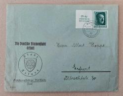 Almanya, Reich Dönemi. Hitler Pullu Mektup Zarfı 21.11.1938 Münih Tarihli ve Gamalı Haç Damgalı.