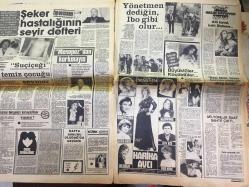 HAFTANIN SESİ GAZETESİ, 13 OCAK 1984 - BÜLENT BİLGİÇ, TÜRKAN ŞORAY'A KUCAK AÇTI, MÜJDE AR'DAN KORKUP KAÇTI - ''GÜNEŞİN TUTULDUĞU GÜN'' FİLM ÇEKİMLERİ - MERAL ZEREN'İN EN ÇOK ÖPÜLDÜĞÜ GÜN, YUSUF SEZGİN, SALİH KIRMIZI - YAPRAK ÖZDEMİROĞLU - AGAH ÖZGÜÇ - HİSAR TENCERE 1980'LER REKLAMI - PIONEER X-G3 MÜZİK SETİ REKLAMI - THOMSON RENKLİ TV ve VHS REKLAMI - NAZAN ŞORAY 30 YAŞINA BASTI - CÜNEYT ARKIN - YÖNETMEN İBRAHİM TATLISES - GAZİNO REKLAMI, HARİKA AVCI, ALTAN ERBULAK, HÜLYA MERİÇ, GÜLŞEN AKKAYA, GÜLİSTAN OKAN - ZERRİN EGELİLER ve LEYLA SOMER GÖĞÜS AMELİYATI OLDULAR - NİHAT BOYTÜZÜN, SAKIP SABANCI, YILDIRIM DEMİRÖREN - FEHMİ BEHLİL - HAKAN KALKAVAN - ZEYNEP DERVİŞOĞLU - BETÜL SEVİL - NİHAT BOYNER - YILMAZ ÇETİNER - ŞEVKİ KURTKAYA, ARZU ASLAN, SEVDA NUR, FATMA GİRİK, SEZEN CUMHUR ÖNAL- COŞKUN KÜRK REKLAMI - TÜRKAN ŞORAY & CİHAN ÜNAL - İSMAİL BİLGİN, GÜNGÖR BAYRAK - TANJU OKAN İÇKİYE DOYMUYOR - ROMALI PERİHAN - SÜPER STAR'A SÜPER AKIL HOCASI, ZEKİ MÜREN, AJDA PEKKAN - ELVAN GAZOZ REKLAMI