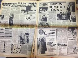 HAFTANIN SESİ GAZETESİ, 13 OCAK 1984 - BÜLENT BİLGİÇ, TÜRKAN ŞORAY'A KUCAK AÇTI, MÜJDE AR'DAN KORKUP KAÇTI - ''GÜNEŞİN TUTULDUĞU GÜN'' FİLM ÇEKİMLERİ - MERAL ZEREN'İN EN ÇOK ÖPÜLDÜĞÜ GÜN, YUSUF SEZGİN, SALİH KIRMIZI - YAPRAK ÖZDEMİROĞLU - AGAH ÖZGÜÇ - HİSAR TENCERE 1980'LER REKLAMI - PIONEER X-G3 MÜZİK SETİ REKLAMI - THOMSON RENKLİ TV ve VHS REKLAMI - NAZAN ŞORAY 30 YAŞINA BASTI - CÜNEYT ARKIN - YÖNETMEN İBRAHİM TATLISES - GAZİNO REKLAMI, HARİKA AVCI, ALTAN ERBULAK, HÜLYA MERİÇ, GÜLŞEN AKKAYA, GÜLİSTAN OKAN - ZERRİN EGELİLER ve LEYLA SOMER GÖĞÜS AMELİYATI OLDULAR - NİHAT BOYTÜZÜN, SAKIP SABANCI, YILDIRIM DEMİRÖREN - FEHMİ BEHLİL - HAKAN KALKAVAN - ZEYNEP DERVİŞOĞLU - BETÜL SEVİL - NİHAT BOYNER - YILMAZ ÇETİNER - ŞEVKİ KURTKAYA, ARZU ASLAN, SEVDA NUR, FATMA GİRİK, SEZEN CUMHUR ÖNAL- COŞKUN KÜRK REKLAMI - TÜRKAN ŞORAY & CİHAN ÜNAL - İSMAİL BİLGİN, GÜNGÖR BAYRAK - TANJU OKAN İÇKİYE DOYMUYOR - ROMALI PERİHAN - SÜPER STAR'A SÜPER AKIL HOCASI, ZEKİ MÜREN, AJDA PEKKAN - ELVAN GAZOZ REKLAMI