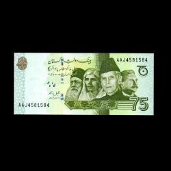 PAKİSTAN (2022) - 75 Rupees (ÇİL 10/10) 