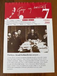 Efemera - 7 MART 2008 - TAKVİM YAPRAĞI - DOĞUM GÜNÜ HEDİYESİ - GAZİ MUSTAFA KEMAL ATATÜRK FOTOĞRAFLI BÜYÜKÇEKMECE BELEDİYESİ TAKVİMİ - Türkiye, kendi kelimelerini arıyor - İmece usulü  dil çalışması - 1927- İstiklal Mahkemeleri'nin görevi sona erdi. 1954- Petrol işletmeciliğini yabancı sermayeye açan Petrol Yasası kabul edildi.- 1983- Zonguldak Ereğli Kömür İşletmeleri'nde patlamada 102 kişi öldü - 1989- Anayasa Mahkemesi, üniversitelerde "dini inanç  sebebiyle boyun ve saçların örtü  veya türbanla kapatılmasını" serbest bırakan yasayı iptal etti. - kitantik - kitaLog