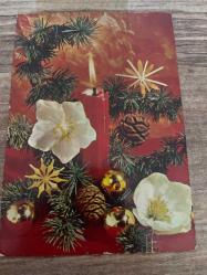 Efemera - Yılbaşı temalı  rumca yazılı kartpostal 15x11 ebatında - kitantik - kitaLog