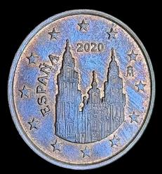 İspanya 2020 5 Euro Cent Çil