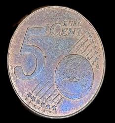 İspanya 2020 5 Euro Cent Çil