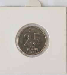 Türkiye Cumhuriyeti 2005 Yılı 25  Yeni Kuruş 8752