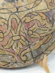 Antika Osmanlı Nadir Tekke İşi El Çekme Ahşap Karşılama