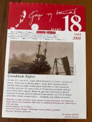18 MART 2008 - TAKVİM YAPRAĞI - DOĞUM GÜNÜ HEDİYESİ - GAZİ MUSTAFA KEMAL ATATÜRK FOTOĞRAFLI BÜYÜKÇEKMECE BELEDİYESİ TAKVİMİ - Çanakkale Zaferi - 1920- Meclisi Mebusan, İstanbul'un işgali üzerine çalışmalarına ara verme kararı aldı - 1940- Hitler ve Mussolini, İtalya'da buluştu. İtalya, Almanya'nın yanında savaşa girme kararı aldı - 1949- Kuzey Atlantik Antlaşması Örgütü (NATO) kuruldu - 1956- Fransa, Cezayir'e asker çıkarmaya başladı - 1981- Tiyatro ve Sinema Sanatçısı Cahide Sonku, 65 yaşında öldü - 1995- Türk sinemasının ünlü oyuncularından Sadri Alışık 70 yaşında öldü