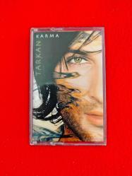 Tarkan - 2001 - Karma - Müzik Kaset - Orijinal - Koleksiyon, Arşiv, Nostalji, Doğum Günü Hediyesi