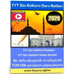 TYT Din Kültürü ve Ahlak Bilgisi Ders Notları Kitabı