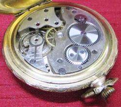 AnTiKa ERIC Watch ALTIN KAPLAMA KURMALI CeP SaaTi...