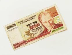 7. Emisyon Yüz Bin (100000) Türk Lirası III. Tertip (I Serisi)