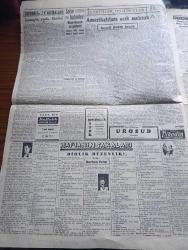 Cumhuriyet Gazetesi - 28 Mart 1948 - Doğu Blokunun Zat Noktaları Cumhuriyet Başmakale - Amerika İki Norveç Adasında Üsler Kuruyor - Amerika'nın Avrupa'yı Silahlandırma Kararı - Şehrimizdeki Amerikalılara Göre Harp Olacaktır - Amerika'nın Bize Yeni Yardımları - 47 P. Tipindeki Amerikan Uçakları 10 Güne Kader Türkiye'ye Geliyor Fotoğraf - Şevket Adalan Maliye Bakanlığına Tayin Edildi - Goebbels'in Hatıraları Yazı Dizisi - Haftanın Şakaları Yazan Burhan Felek - Huzur Yazan Ahmet Hamdi Tanpınar Yazı Dizisi - Raman Dağında 10. Petrol Kuyusu Açıldı - İllüzyonist Fantezist Freddy Fah Taksim Belediye Gazinosunda - Perihan Altındağ Sözeri Ve Safiye Ayla Borsa Kıraathanesinde - Damga Filmi Başrolde Sezer Sezin Turhan Canan Can - Müzeyyen Senar Işıl Ve Zehra Bilir Beyoğlu Eski Novotni Oteli Altında Aile Saz Salonunda - Bugünkü Radyo Programı - General Electric Radyoları