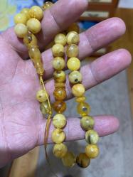 Orjinal damla kehribar tespih