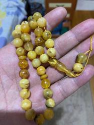 Orjinal damla kehribar tespih