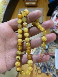 Orjinal damla kehribar tespih