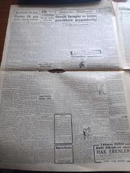 Cumhuriyet Gazetesi - 26 Haziran 1946 - Türk Şilepçiliğini İnkişaf Ettirmek İçin Yazan Abidin Daver Başmakale - Konferansta Dün De Hiç İlerleme Kaydedilmedi - Lübnan Cumhurbaşkanı Beşare Elhuri Valinin Verdiği Çay Ziyafetinde Fotoğraf - Yurtta Seçim Faaliyeti Son Hızını Buldu -  Demokrat Partili Refik Koraltan Ve Adnan Menderes Parti Merkezinde Fotoğrafı - Hikmet Bayur'un Seçim Hakkındaki Tahminleri - Profesör Cemil Bilsel Ve Arkadaşları Bir Cemiyet Kurdular - Birleşmiş Milletler Türk Derneği - Milli Eğitim Bakanı Hasan Ali Yücel - Bursa'da 1,35 Atlayamayan Talebe De İkmale Kalmış - Sanat Dünyasında Harp Sonrası Yazan Muhsin Ertuğrul - Sonsuz Panayır Yazan Halide Edip Adıvar Yazı Dizisi - Amcabey Ve Hürriyet Çizen Cemal Nadir - Ekmek Meselesi Yazan Burhan Felek Köşe Yazısı - Küçük Hikaye Acele Nikah Yazan Fasih Işın - Galatasaray Ve Beşiktaş Taraftarından Davet Edilen Fransız Takımı Angulem Geldi - Münir Nurettin Yeni Plakları Sahibinin Sesi - Suzan Yakar Columbia Plaklarında