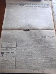 Cumhuriyet Gazetesi - 26 Haziran 1946 - Türk Şilepçiliğini İnkişaf Ettirmek İçin Yazan Abidin Daver Başmakale - Konferansta Dün De Hiç İlerleme Kaydedilmedi - Lübnan Cumhurbaşkanı Beşare Elhuri Valinin Verdiği Çay Ziyafetinde Fotoğraf - Yurtta Seçim Faaliyeti Son Hızını Buldu -  Demokrat Partili Refik Koraltan Ve Adnan Menderes Parti Merkezinde Fotoğrafı - Hikmet Bayur'un Seçim Hakkındaki Tahminleri - Profesör Cemil Bilsel Ve Arkadaşları Bir Cemiyet Kurdular - Birleşmiş Milletler Türk Derneği - Milli Eğitim Bakanı Hasan Ali Yücel - Bursa'da 1,35 Atlayamayan Talebe De İkmale Kalmış - Sanat Dünyasında Harp Sonrası Yazan Muhsin Ertuğrul - Sonsuz Panayır Yazan Halide Edip Adıvar Yazı Dizisi - Amcabey Ve Hürriyet Çizen Cemal Nadir - Ekmek Meselesi Yazan Burhan Felek Köşe Yazısı - Küçük Hikaye Acele Nikah Yazan Fasih Işın - Galatasaray Ve Beşiktaş Taraftarından Davet Edilen Fransız Takımı Angulem Geldi - Münir Nurettin Yeni Plakları Sahibinin Sesi - Suzan Yakar Columbia Plaklarında