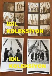 SİNEMA, DİZİ ve TİYATRO SANATÇISI ALEV ORALOĞLU'NUN AJANS BASIMI ORİJİNAL 4'LÜ FOTOĞRAF SETİ - 18 x 12 cm EBADINDA - ALEV ORALOĞLU, ''BİR KADIN TUZAĞI (1971)'' ADLI FİLMİN ÇEKİMLERİNDE ASILARAK İDAM EDİLME SAHNESİ ve DİĞER BAZI SAHNELERDE KAMERA KARŞISINDA. FOTOĞRAFLARDAN İKİSİ 6'LI KÜÇÜK KARELER HALİNDEDİR