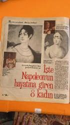 7 YEDİGÜN DERGİSİ - SELÇUK URAL – ANI (NİŞANLISI) – TAYFUN KALKAVAN – YELİZ – GÜLDEN YILDIZ – EROL SİMAVİ – ÇETİN EMEÇ – ERDOĞAN SEVGIN – DESIREE CLARY – JOSEPHINE DE BEAUHARNAIS – NAPOLEON BONAPARTE – GOURGAUD – MARIE AGIER – MADAME PRIEUR – MARGUERITE RICORD – CHARLOTTE MIDELTON – FELICITE TURREAU – JOSEPH BONAPARTE – MARIE WALEWSKA – MADAME TALLIEN - DİKİŞ MAKİNESİ FABRİKATÖRÜNDEN 