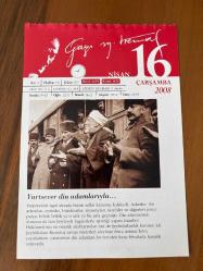 16 NİSAN 2008 - TAKVİM YAPRAĞI - DOĞUM GÜNÜ HEDİYESİ - GAZİ MUSTAFA KEMAL ATATÜRK FOTOĞRAFLI BÜYÜKÇEKMECE BELEDİYESİ TAKVİMİ - Yurtsever din adamlarıyla - Din adamlarının mücadeleye desteği - 1925- Tanin gazetesi kapatıldı - 1948- Avrupa Ekonomik İşbirliği Örgütü kuruldu. Türkiye örgüte katıldı - 1988- İsrail komandoları, Filistin Kurtuluş Örgütü (FKÖ) askeri komutanı Ebu Cihad'ı Tunus'ta öldürdü - 2006- Teksas Pasifik Grup, Tekel Alkollü İçkiler Bölümü'nü iki yıl önce alan Mey İçki'nin yüzde 70'lik hissesini 700 milyon dolara satın aldı